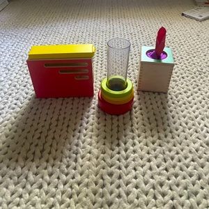 4 Lovevery wooden Montessori baby toys